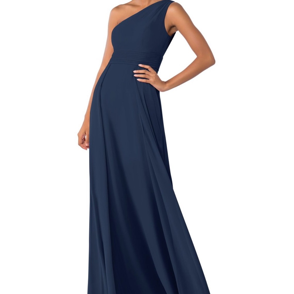 Azazie Dallas Navy Dress